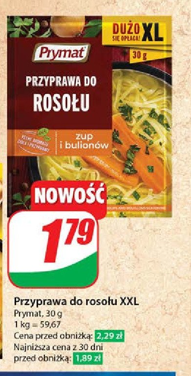 Przyprawa do rosołu Prymat promocja