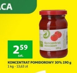 Koncentrat pomidorowy 30% Auchan promocja