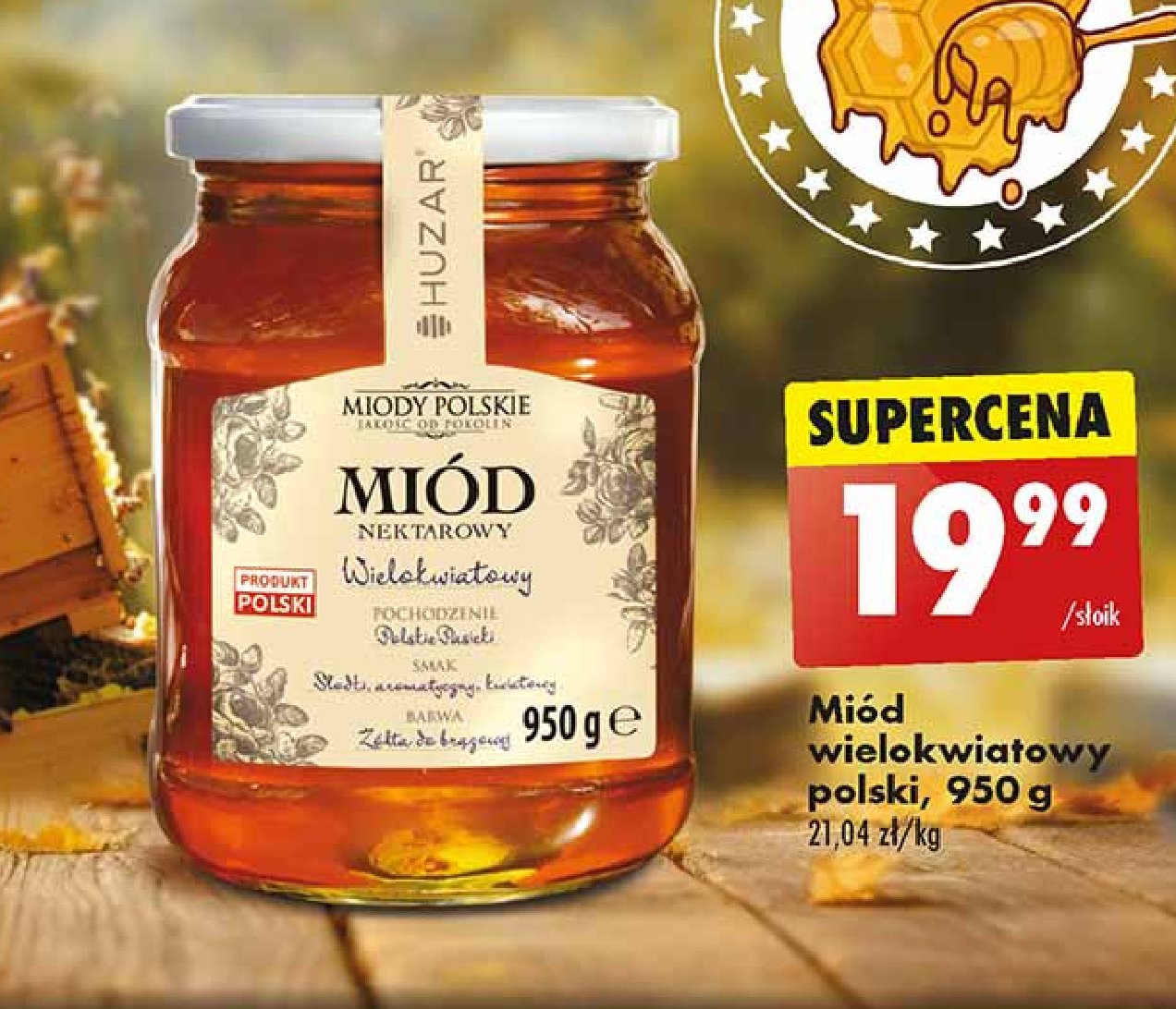 Miód wielokwiatowy Miody polskie promocja