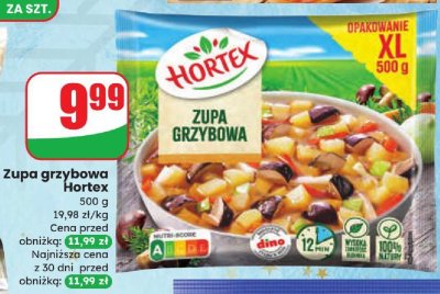 Zupa grzybowa Hortex promocja w Dino