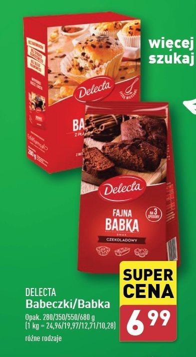 Fajna babka czekoladowa Delecta promocja