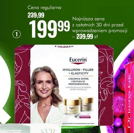 Zestaw w pudełku: krem na dzień spf15 50 ml + krem na noc 50 ml Eucerin hyaluron filler + elasticity promocja w Super-Pharm