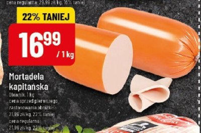 Mortadela kapitańska promocja w POLOmarket