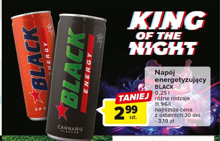 Nap贸j energetyczne cannabis Black energy promocja