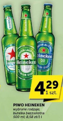 Piwo Heineken wybrane rodzaje promocja w ABC