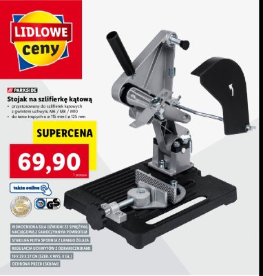 Stojak na szlifierkę kątową Parkside promocja