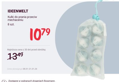 Kulki do prania przeciw mechaceniu 8 szt. promocja w Rossmann