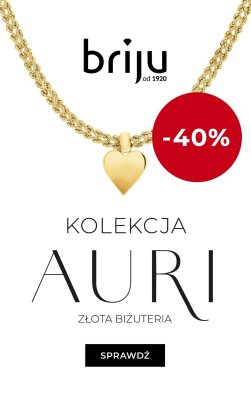 Biżuteria złota do -40% promocja w Briju