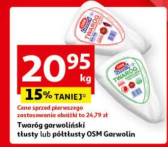 Twaróg garwoliński tłusty mielony Osm garwolin promocja