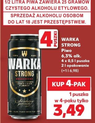 Piwo promocja w Kaufland
