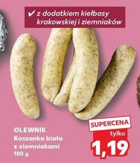 Kaszanka biała Olewnik country grill promocja w Kaufland