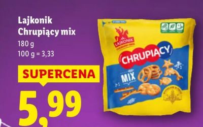 Mix Lajkonik chrupi膮cy mix promocja w Lidl