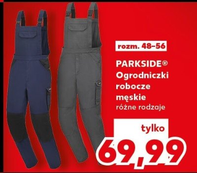 Ogrodniczki PARKSIDE® Ogrodniczki robocze męskie promocja w Kaufland