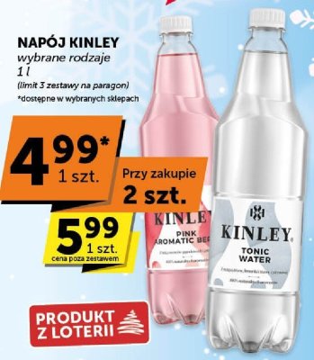 Napój Kinley, wybrane rodzaje promocja w ABC