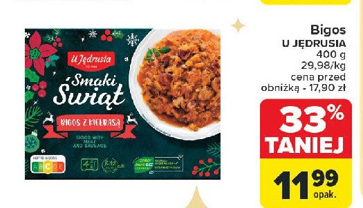 Bigos z kiełbasą U jędrusia promocja