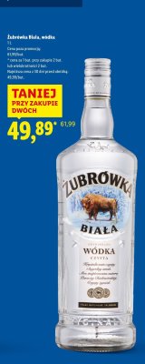 Wódka Żubrówka Biała promocja