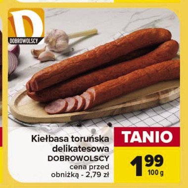 Kiełbasa toruńska delikatesowa Dobrowolscy promocja