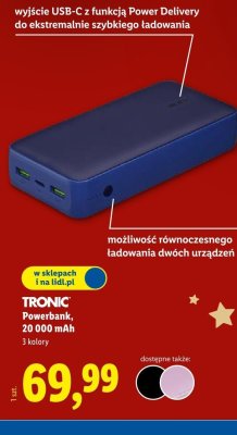 Powerbank 20 000 mAh promocja w Lidl