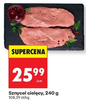 Sznycel cielęcy promocja w Biedronka