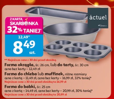 Forma do chleba lub muffinek promocja w Auchan