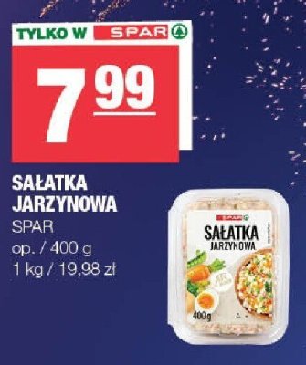 Sałatka jarzynowa SPAR promocja w SPAR