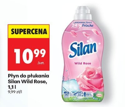 Płyn do płukania Wild Rose 1,1 l promocja w Biedronka