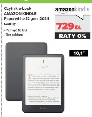 Czytnik e-book  Paperwhite 12 gen. 2024 czarny promocja w NEONET