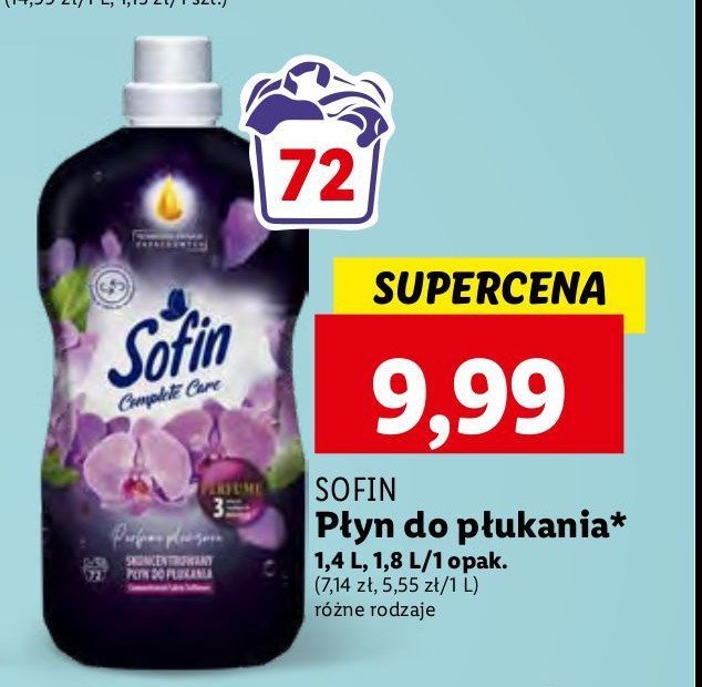 Koncentrat do płukania perfum pleasure SOFIN COMPLETE CARE promocja
