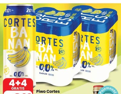 Piwo Cortes 0.0% promocja w Dino