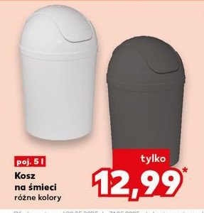 Kosz na śmieci 5 l promocja w Kaufland