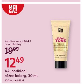 Podkład pod makijaż light beige 103 Aa promocja w Rossmann