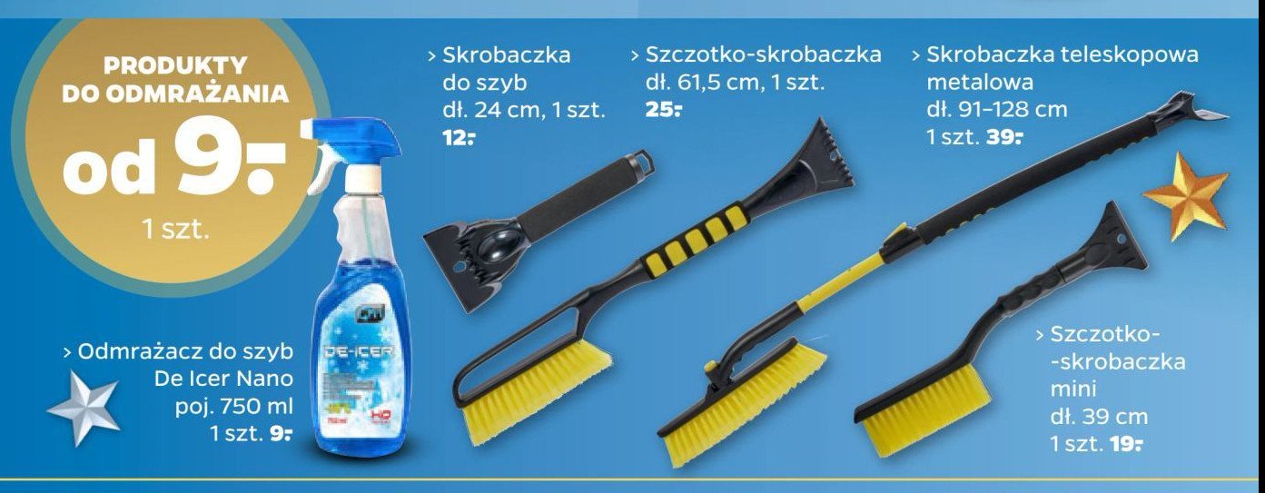 Szczotko-skrobaczka 61.5 cm promocja w Netto