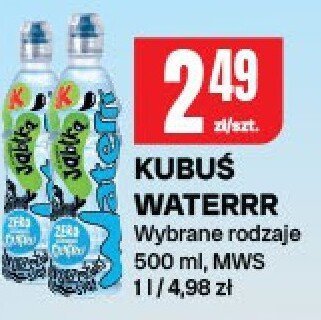 Napój Kubuś Waterrr wybrane rodzaje promocja w Chorten