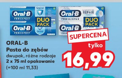 Pasta do zębow fresh white Oral-b gum & enamel repair promocja