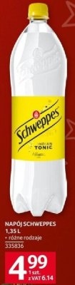 Napój Schweppes Tonic 1.35L promocja w Selgros
