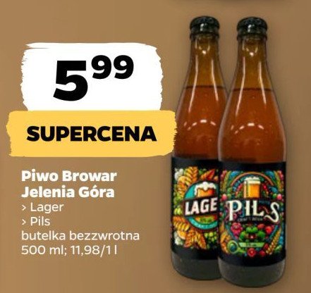 Piwo Jelenia góra lager promocja w Netto