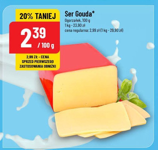 Ser gouda Ogorzałek promocja w POLOmarket