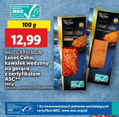 艁oso艣 coho w臋dzony na gor膮co z pieprzem NAUTICA promocja