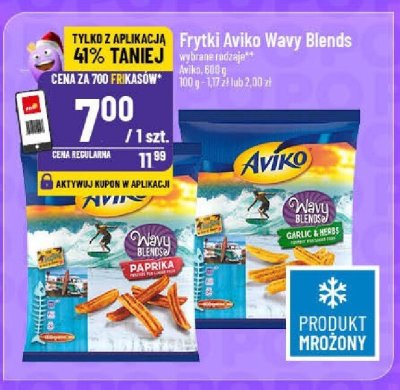 Frytki Aviko Wavy Blends promocja w POLOmarket