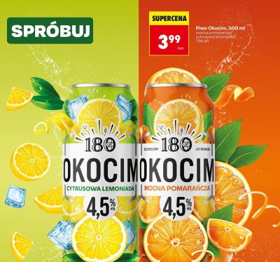 Piwo Okocim Mocna Pomarańcza, 500 ml promocja w Biedronka