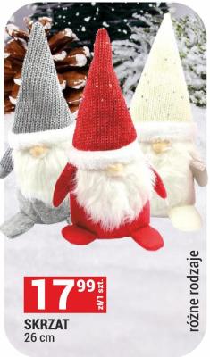 Skrzat 26 cm różne rodzaje promocja w Merkury Market