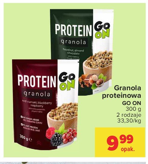 Granola owocowa Sante go on! protein promocja
