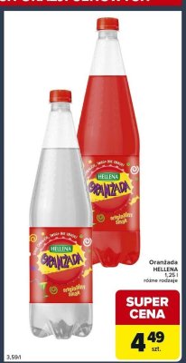 Oranżada HELLENA różne rodzaje promocja w Globi