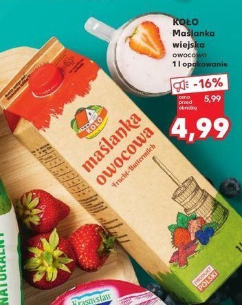 Maślanka owocowa Osm koło promocja