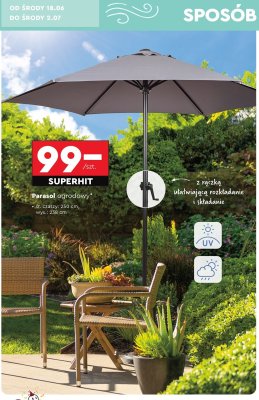 Parasol ogrodowy promocja