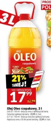 Olej rzepakowy 3 l promocja w Twój Market