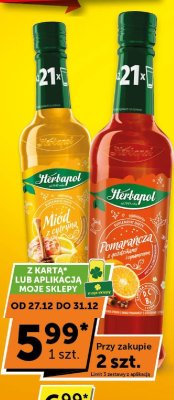 Herbapol Miód z cytryną suplement diety promocja w ABC