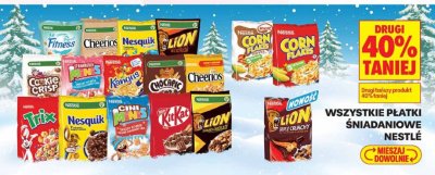 Płatki śniadaniowe Nestlé różne rodzaje promocja w Biedronka