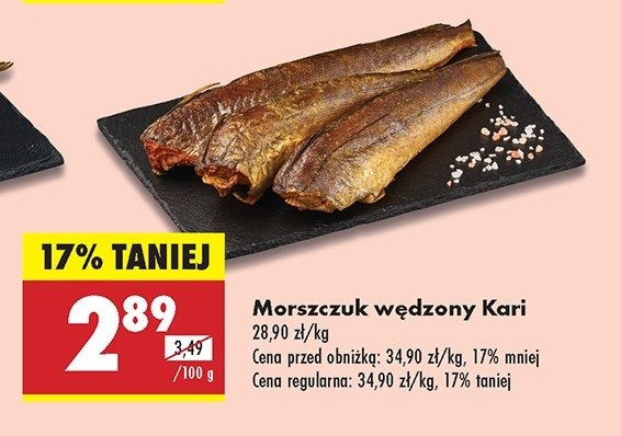 Morszczuk wędzony KARI promocja w Biedronka