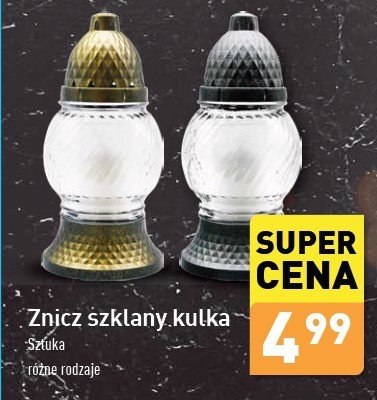 Znicz szklany kulka promocja